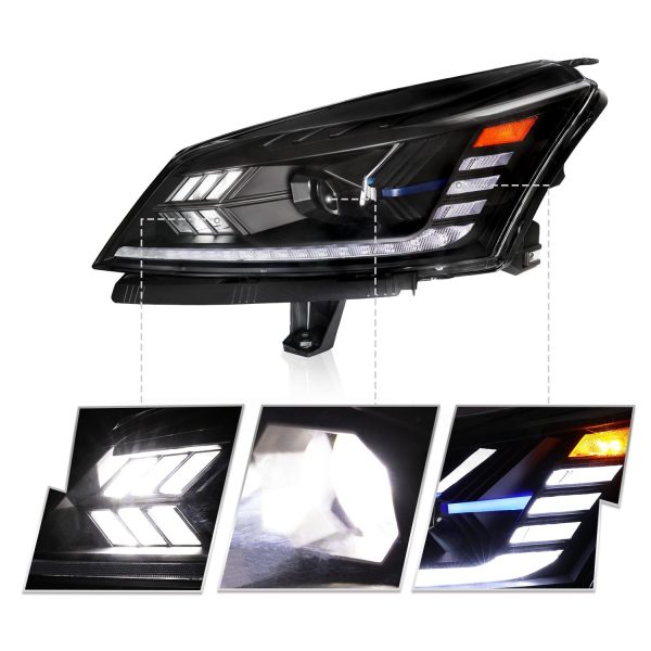 2013-2017 Chevy Traverse Full LED Projector Headlights-5