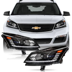 2013-2017 Chevy Traverse Full LED Projector Headlights-9