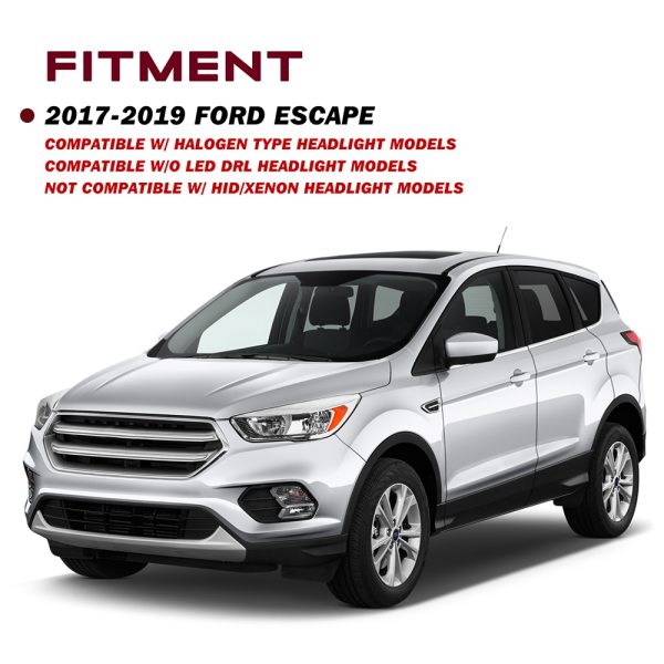 2017-2019 Ford Escape Headlights-6